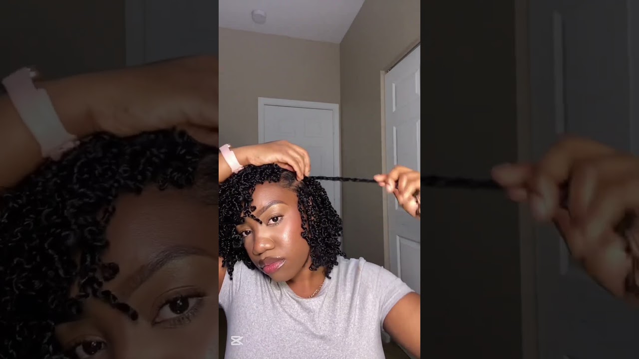 How to install Yanky Twist| yanky twists tutorial  #minitwistsonnaturalhair #yankytwist