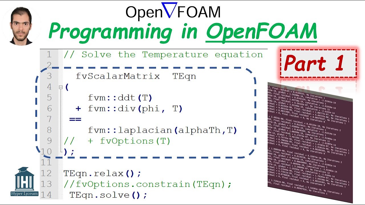 Программирование в OpenFOAM: сложение уравнения энергии. Часть 1.