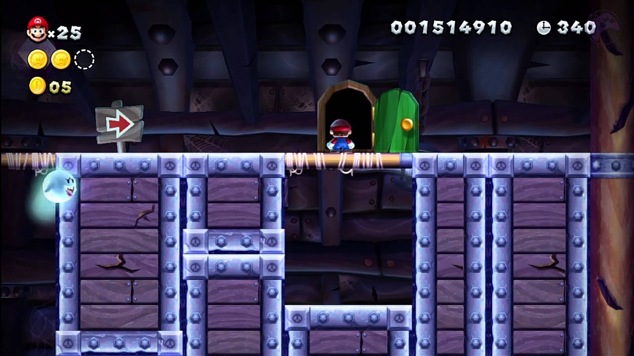 Sparkling Waters - Haunted Shipwreck [New Super Mario Bros Wii U]