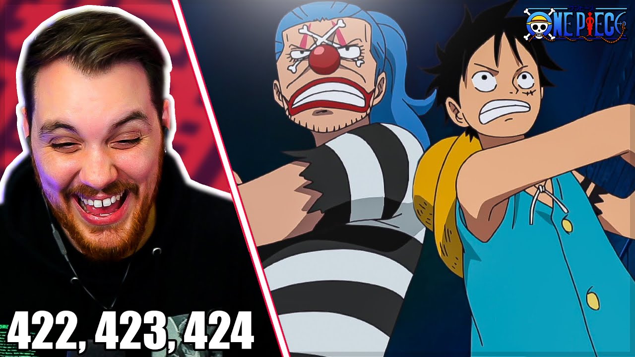 BUGGY IS BACK! || One Piece Episode 422, 423 and 424 REACTION + REVIEW