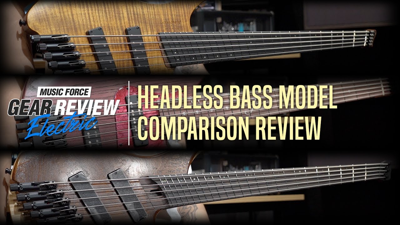 Strandberg VS Bacchus VS Ibanez Headless Bass Model Comparison Review (No Talking)
