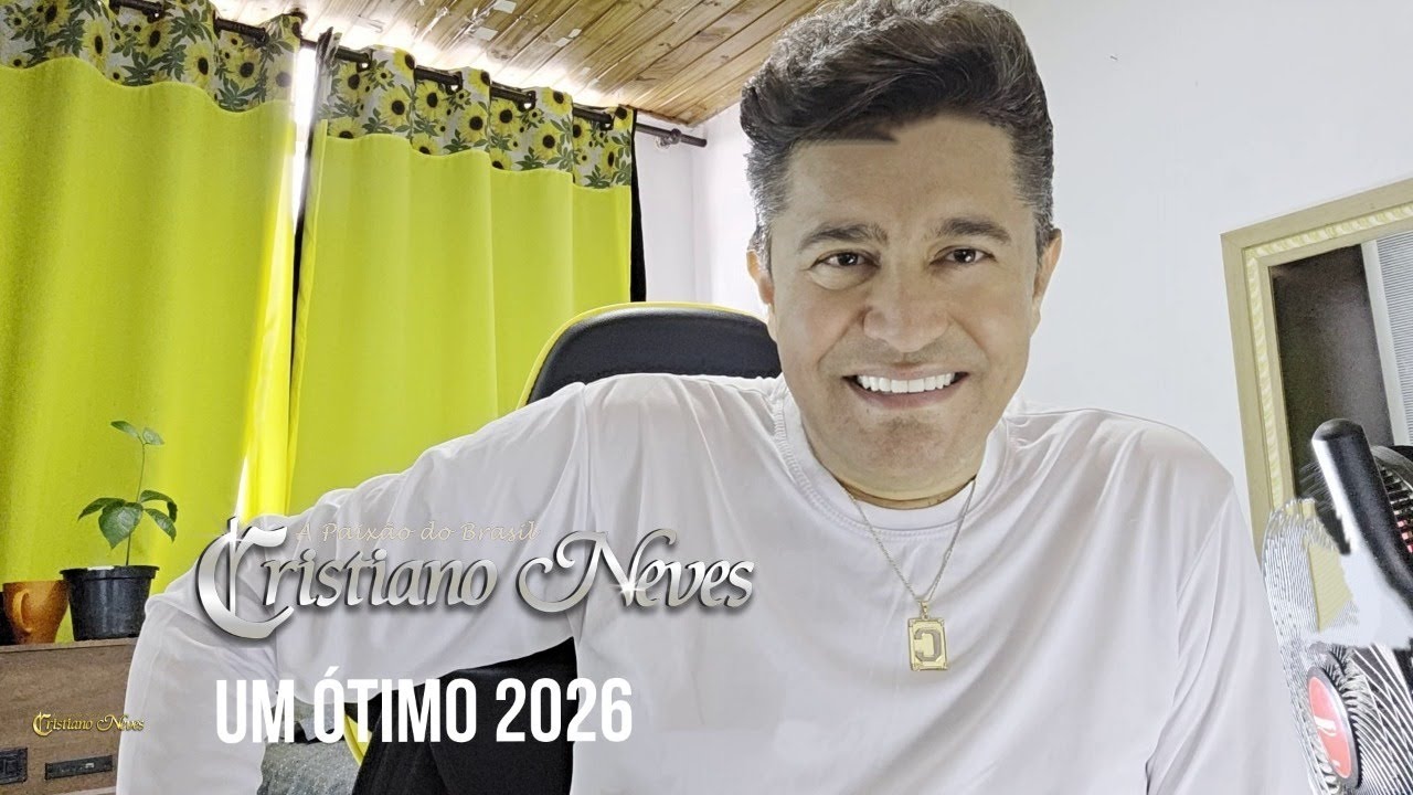 2025 Já se foi Agora quero muita Saúde em 2026-De Cristiano Neves para todas e todos meus Fãs!!