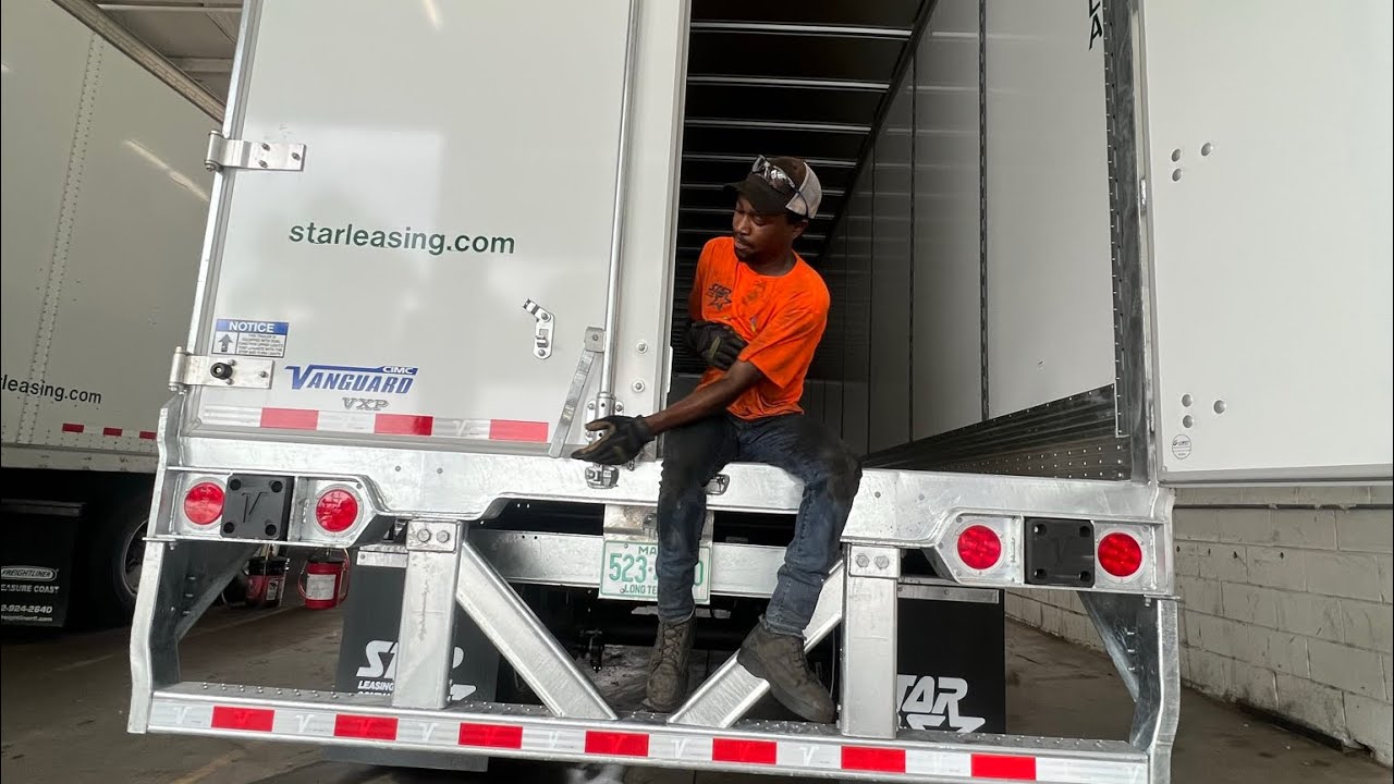 REPLACING CORNER RADIUS ON SEMI-TRAILER UNIT