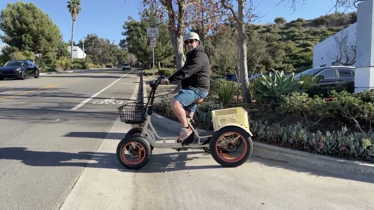 Can This Electric Quadricycle Bike Make It Uphill?! You Will Not Believe How This 4 Wheel EBike Does