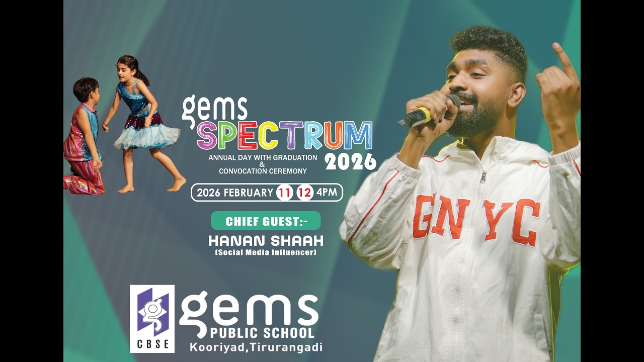 GEMS Spectrum 2k26 l Annual day with graduation & convocation ceremony