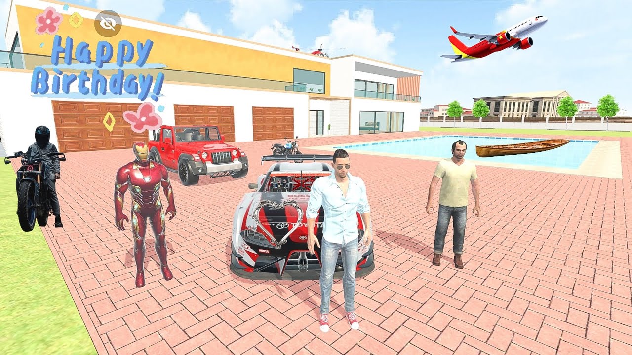 Swimming pool challenge Jack ne kiya 🤑🚗🌲🎇 | Indian theft Auto simulator game 🎮🎯