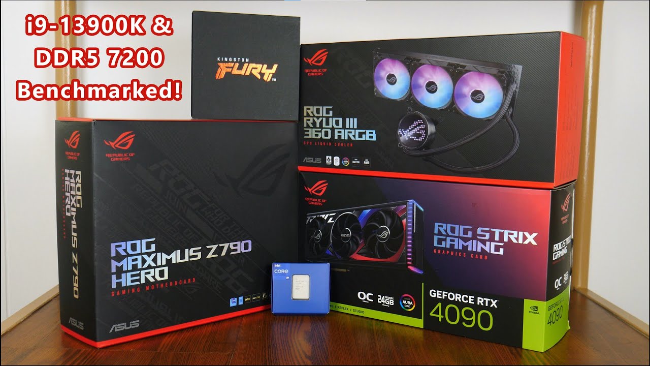 Benchmarking a BEAST of a PC! Intel 13900K + DDR5 7200 + RTX 4090 OC