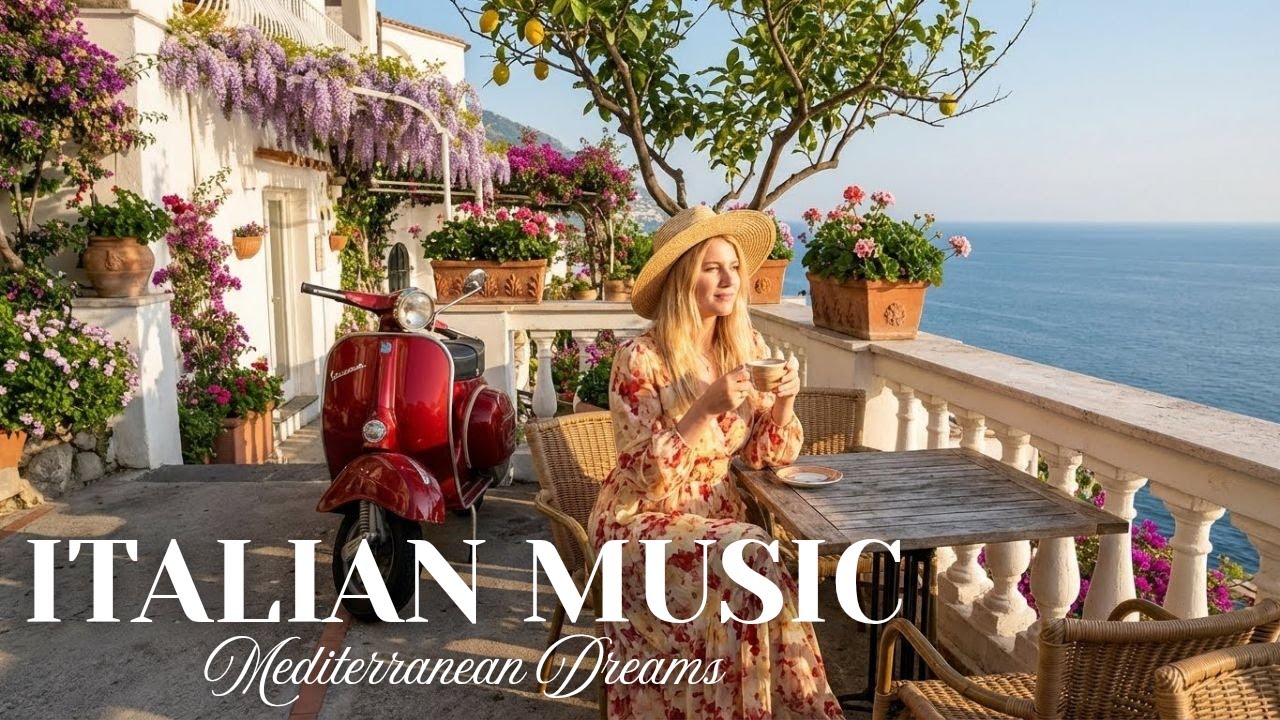 🎶 Italian Vibes & Mediterranean Music 🎶 Amalfi Coast & Lake Como Relaxing Italian Music Vol.7