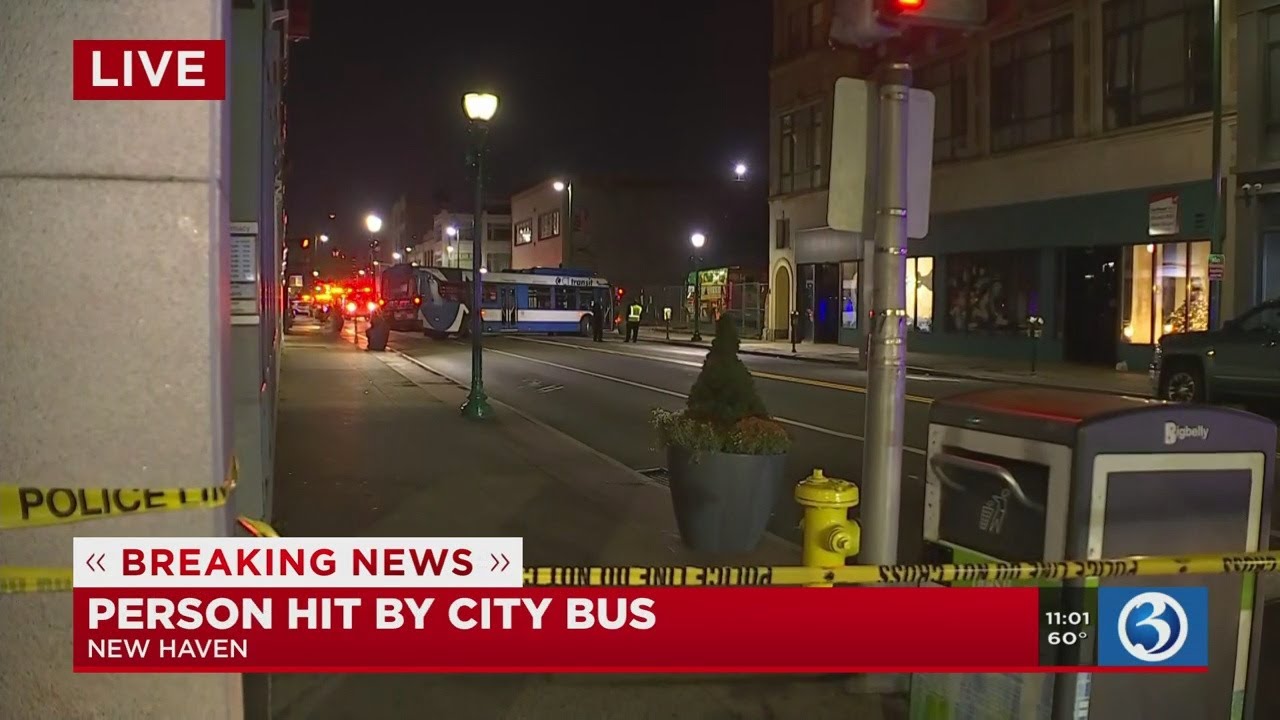 Video: Woman killed by CT Transit bus in New Haven