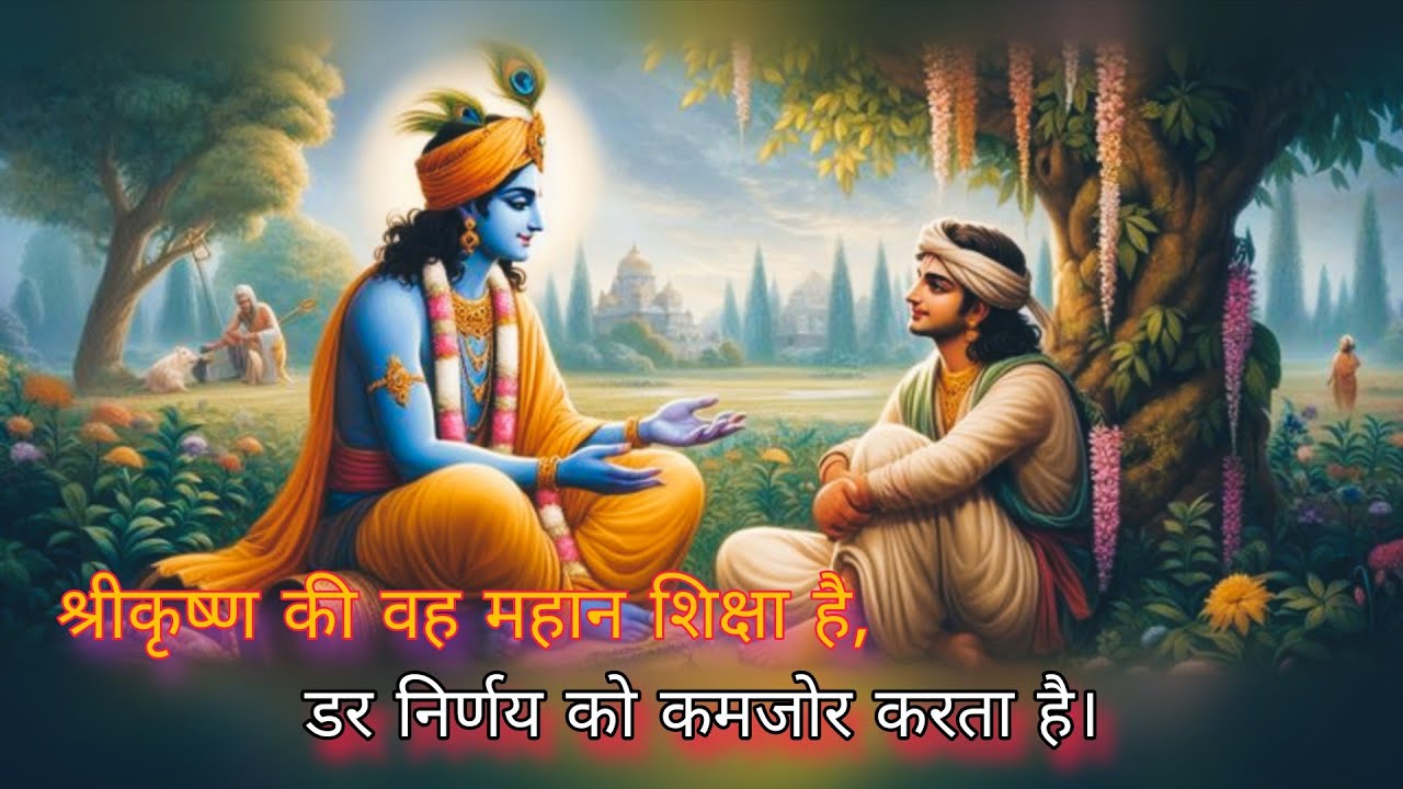 श्रीकृष्ण की वह महान शिक्षा है — 3. डर निर्णय को कमजोर करता है।
