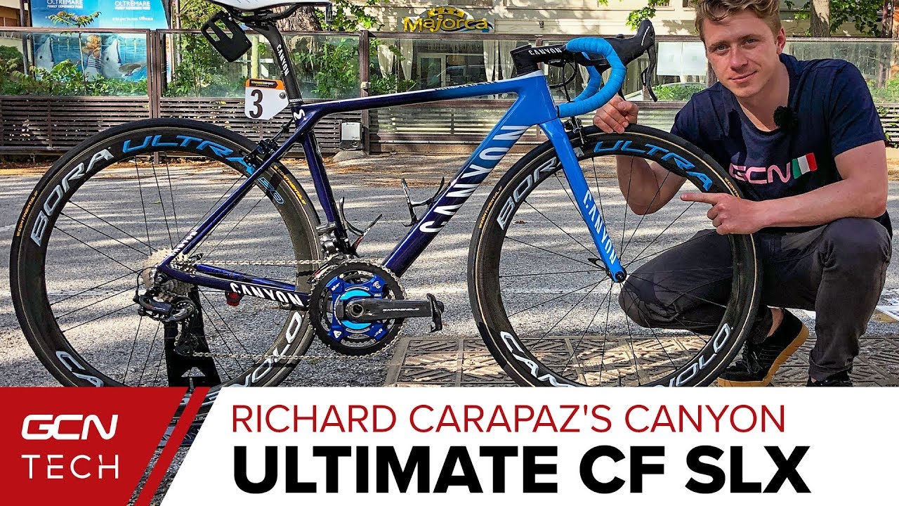 Richard Carapaz's Canyon Ultimate CF SLX | Team Movistar Pro Bike