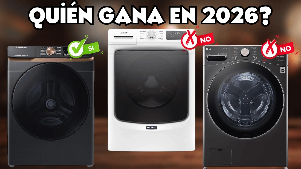 Las Mejores Lavadoras 2026 &ndash; GE vs LG vs Maytag vs Samsung