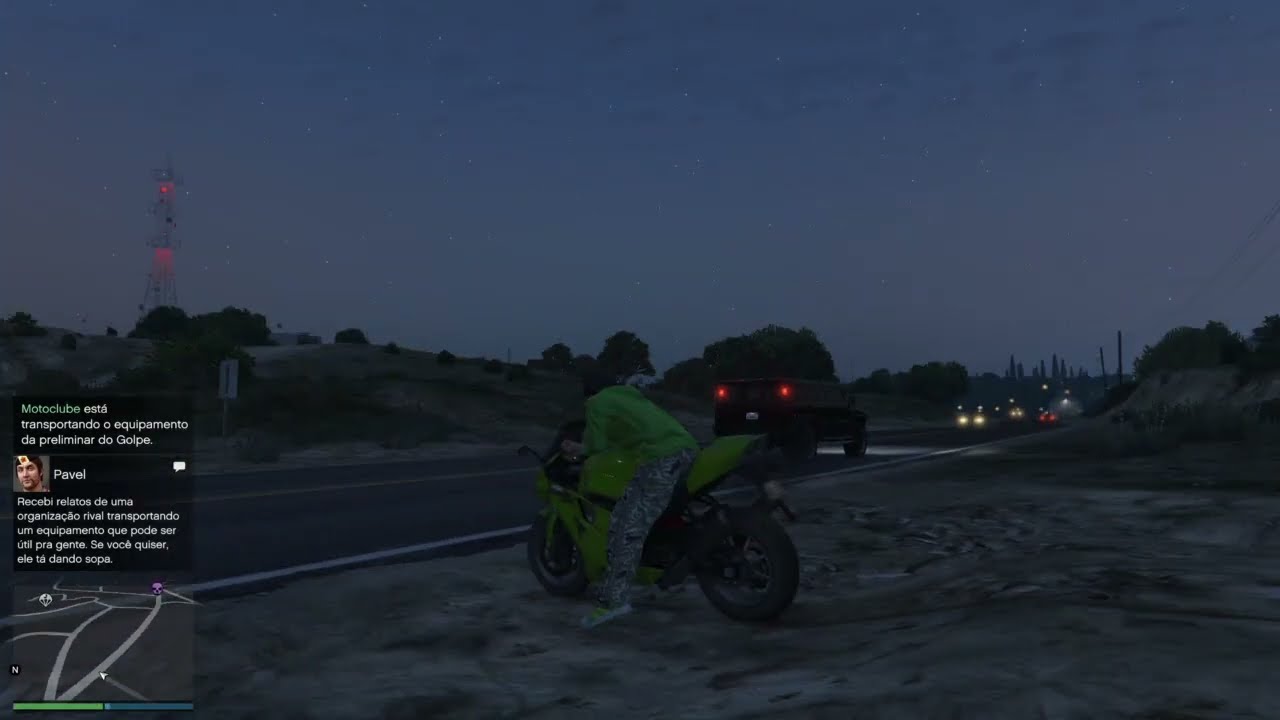 SALTO UNICO DESCENDO A TRILHA - GTA 5 ONLINE