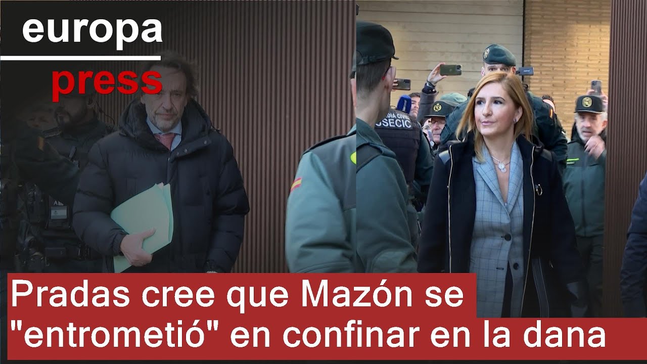 Pradas cree que Mazón se "entrometió" en la medida del confinamiento y Cuenca lo niega