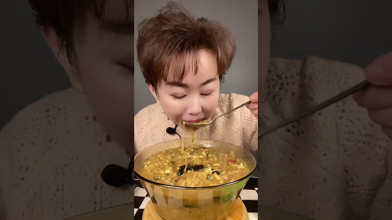吃炒面 Mukbang Chinese Food and Eating Sound #019