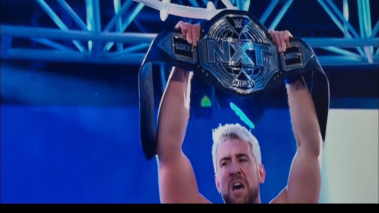 Joe Hendry wins the NXT Championship 