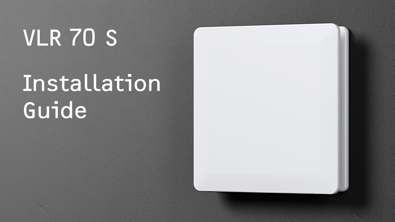 VLR 70 S Installation Guide