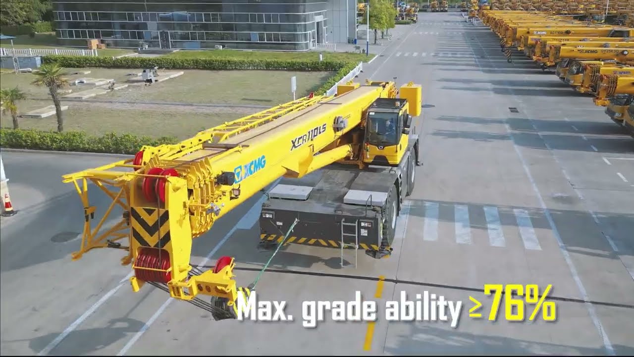 The Game Changer for Rough Terrain: The All-New XCR110L5 Rough Terrain Crane!