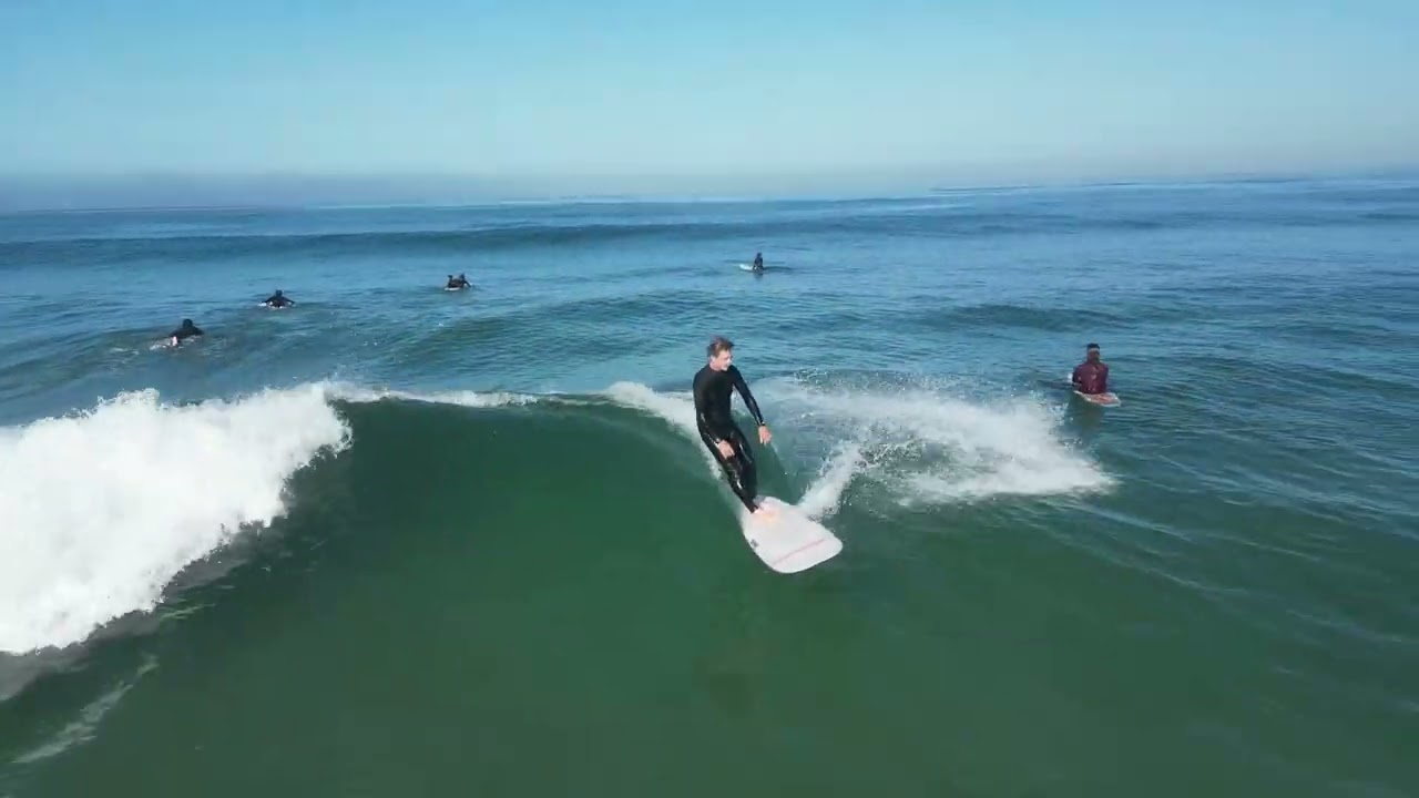 02/25/25 La Jolla Shores San Diego Surf 4K Complete Raw Unedited Surfing Drone DJI Mini 3 Pro
