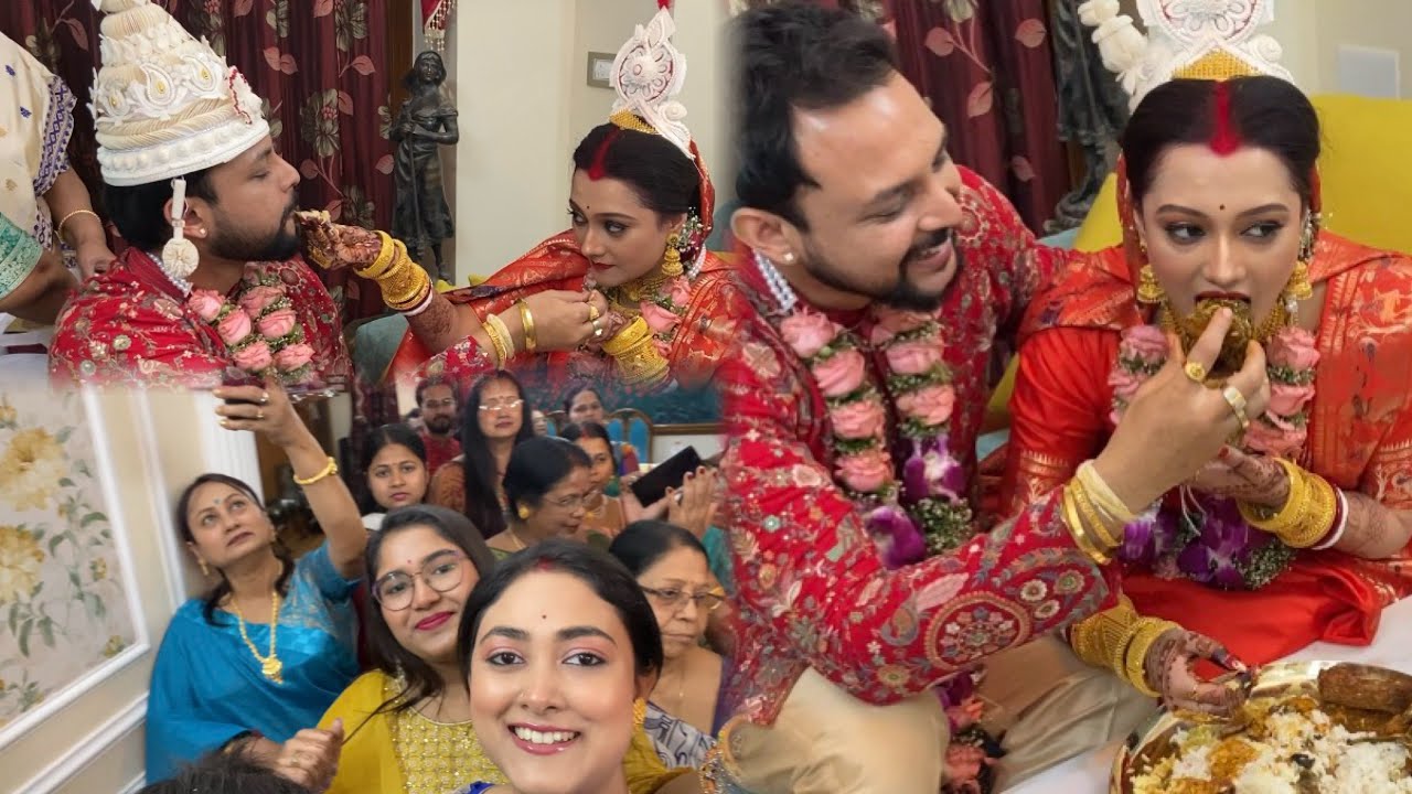 Bhat Kapor Rituals 😍 || Cousins Wedding || procur nacha nachi korlam sobai mile 🙃