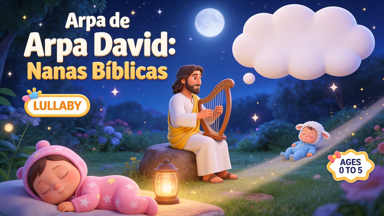 6 Horas de Calma y Fe | Arpa de David: Nanas Bíblicas para Dormir en Paz | Para Siestas y Noche