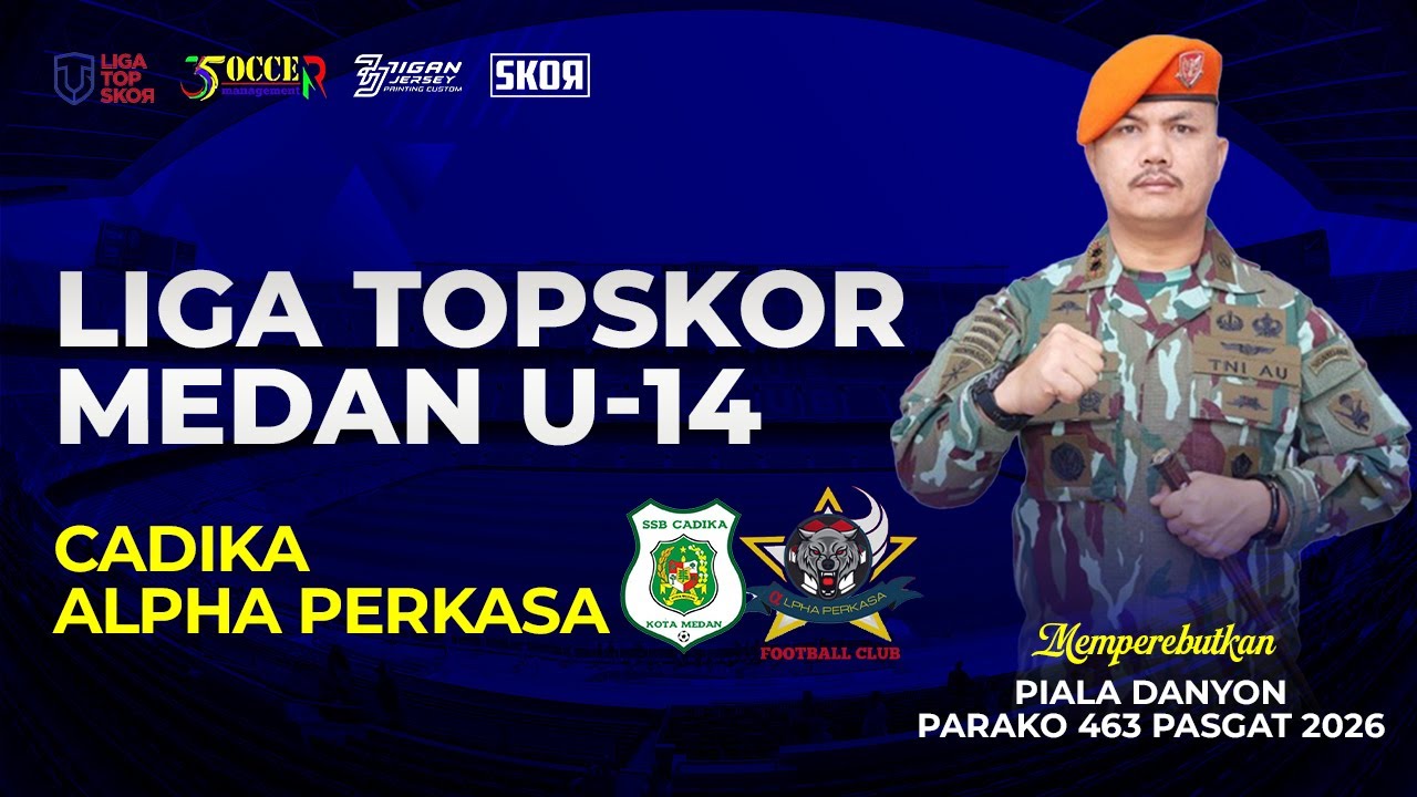 Liga Top Skor Medan U-14 : CADIKA vs ALPHA PERKASA
