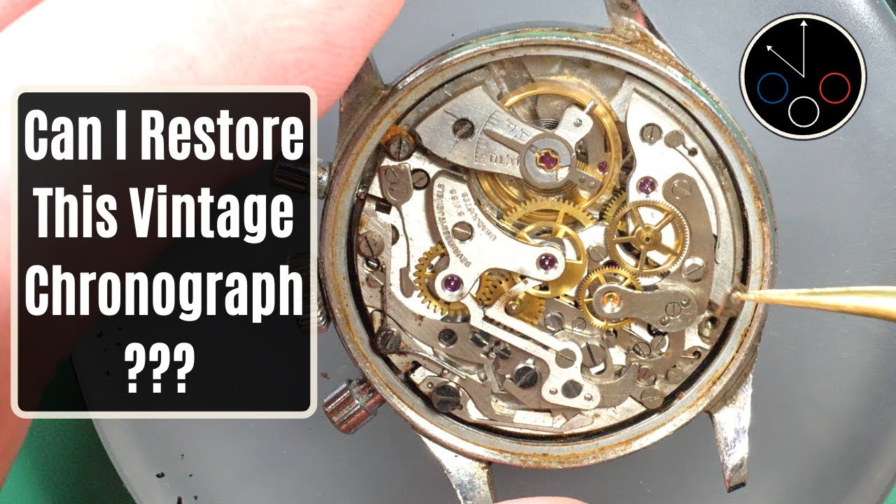 Can You Restore a Vintage Chronograph Watch? Angelus Cal Landeron 148