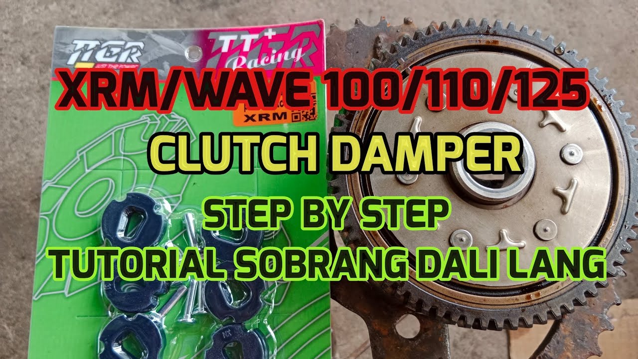 Paano mag palit ng clutch damper xrm/wave