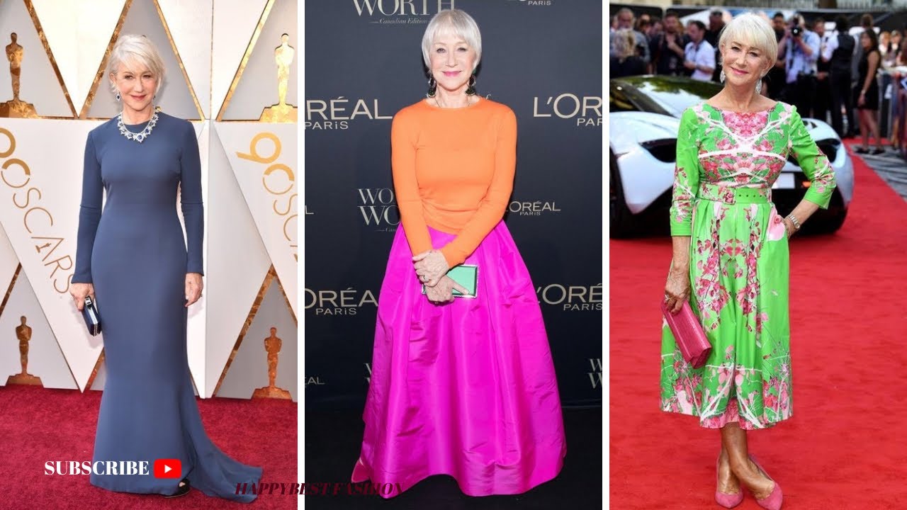 SHE IS IN HER 70s: HELEN MIRREN EXUDES ELEGANCE IN HER FASHION STYLE // HELEN MIRREN AGELESS STYLES