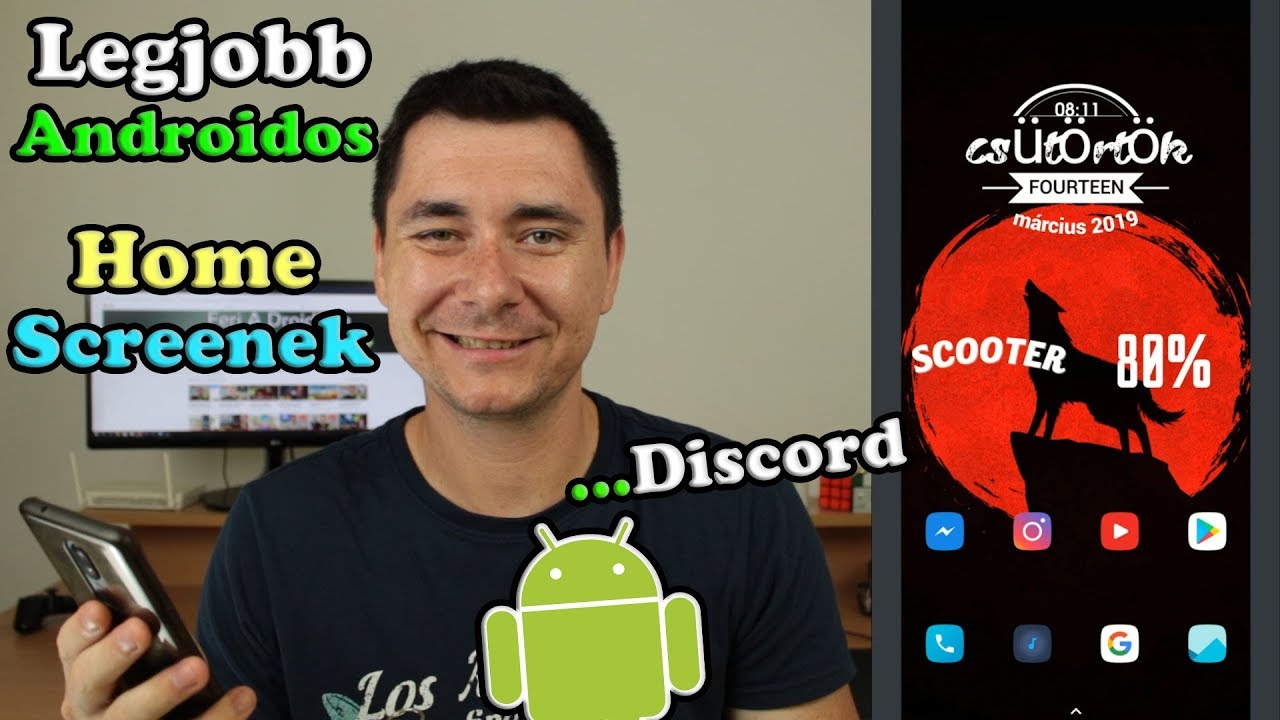 Legjobb Androidos Home Screenek!!! #13 #Discord#