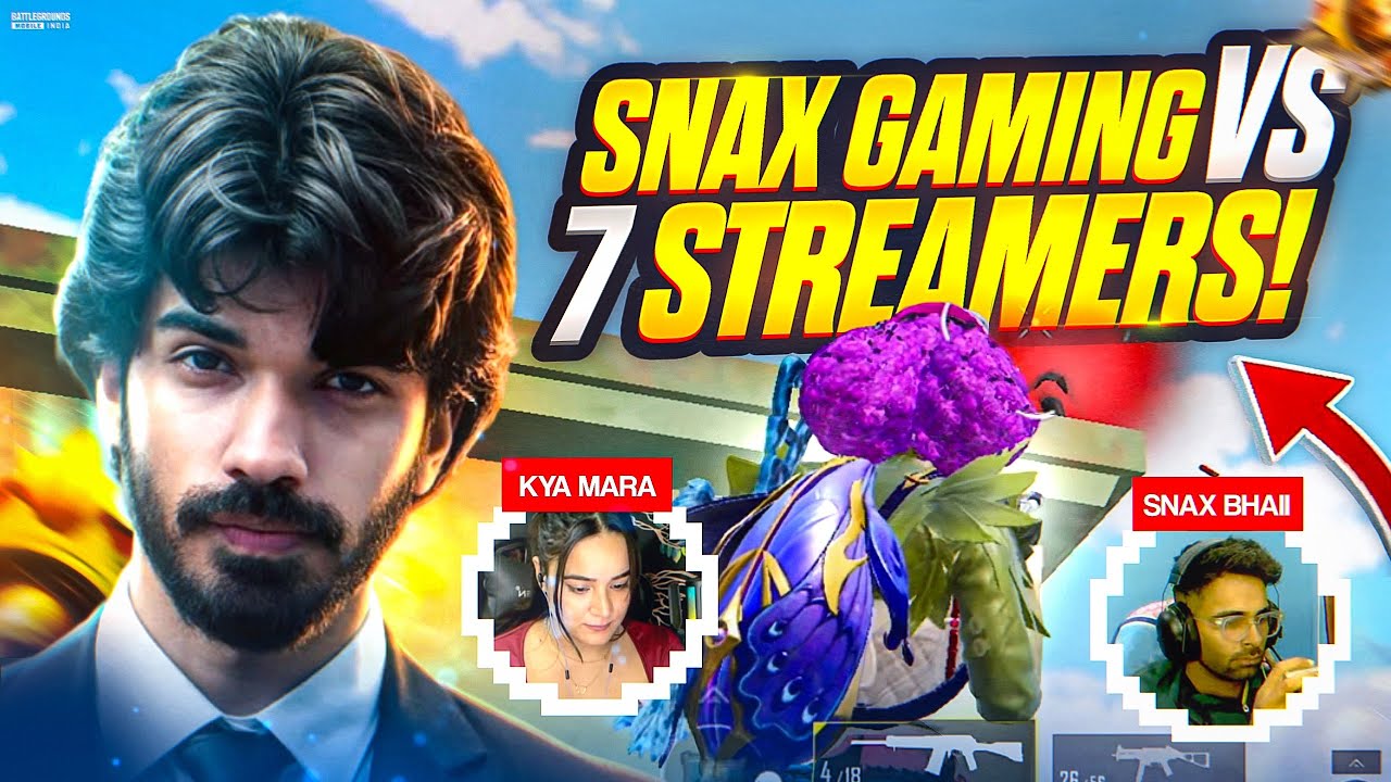 I PLAYED AS S8UL SNAX FOR A DAY‼️ | Streamers Got Shocked 😱 | BGMI @SnaxGaming