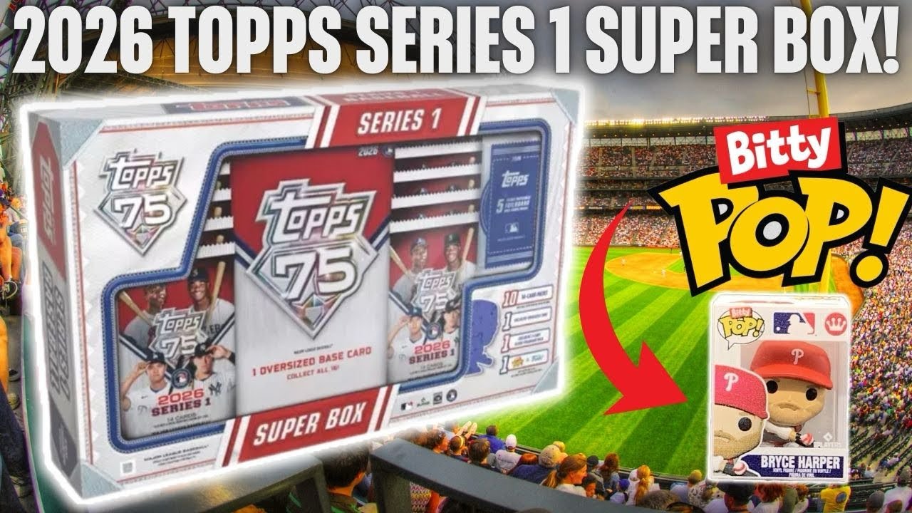 🚨BRAND NEW! 2026 TOPP SERIES 1 SUPER BOX! ARE THESE WORTH $40? 🤔 
