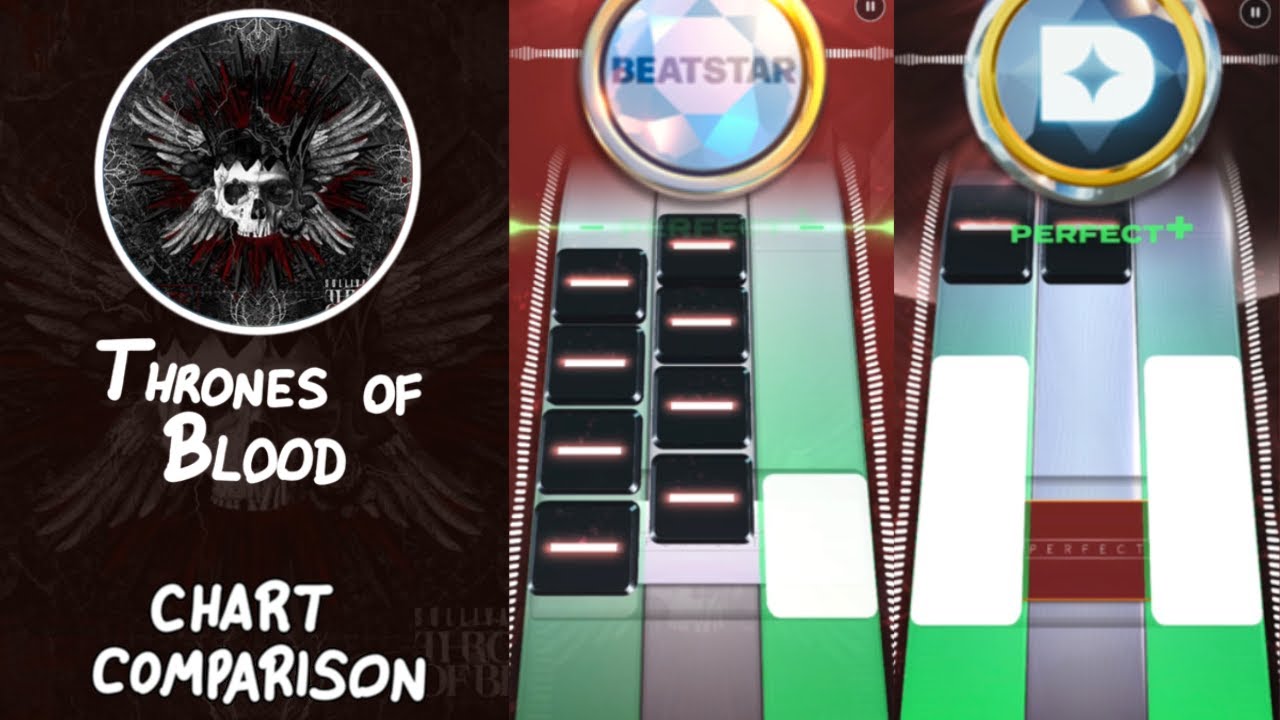 [Beatstar] Thrones of Blood - Sullivan King // Chart Comparison (Standard and Deluxe)