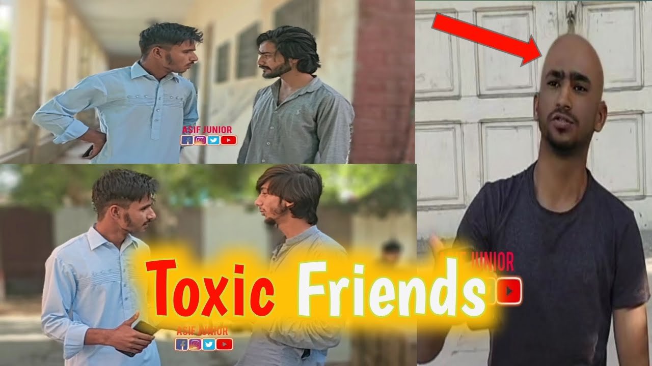 Toxic Friends || Comedy skit ||Asif Junior