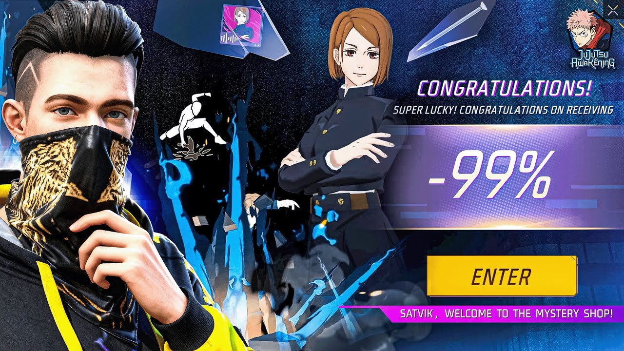 Nobara Kugisaki: Last Bundle ☹️ of Free Fire X Jujutsu Kaisen!
