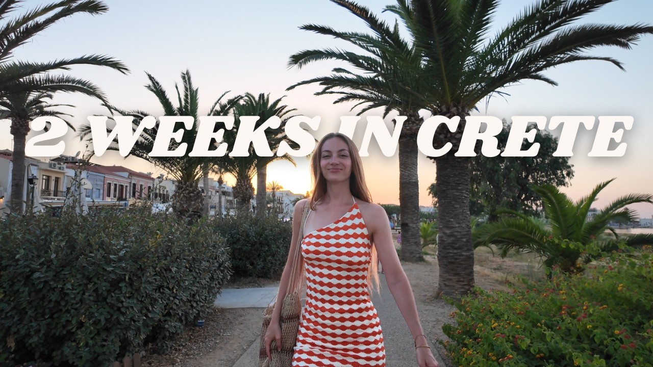 Crete, Greece travel vlog: Chania, Heraklion, Balos + Elafonisi beaches: what to do + what I ate!
