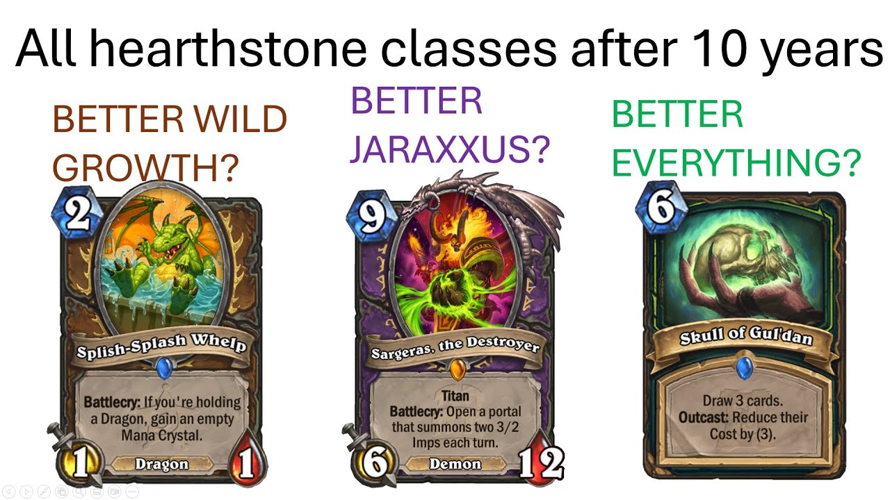 Hearthstone Classes after 10 Years. Where are they now?