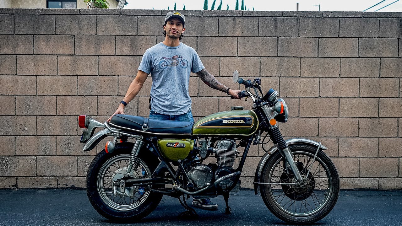 Bob McQueen's 1975 Honda CB550 Four