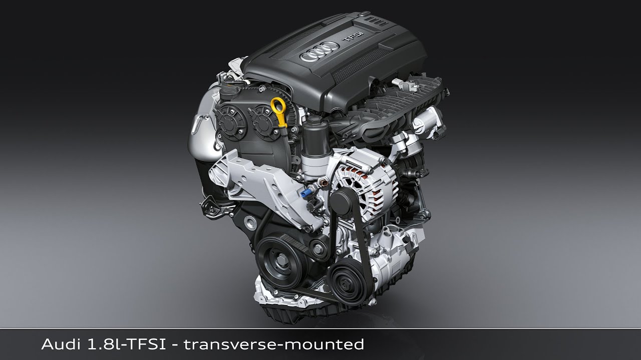 AUDI 2.0l TFSI Engine - EA888 Gen. 3  - Conversion From 1.8l Longitudinal to 2.0l TFSI Transverse