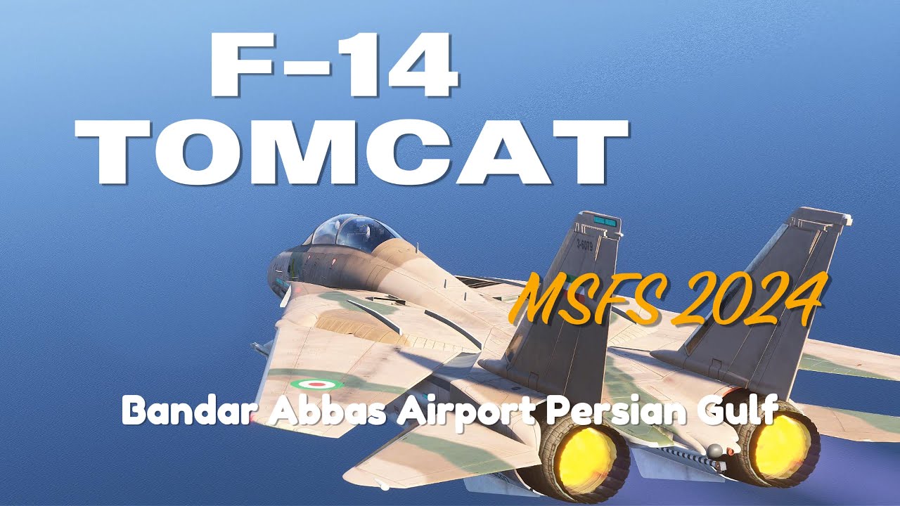 F-14 TOMCAT FROM IRAN PERSIAN GULF 4K 60fps