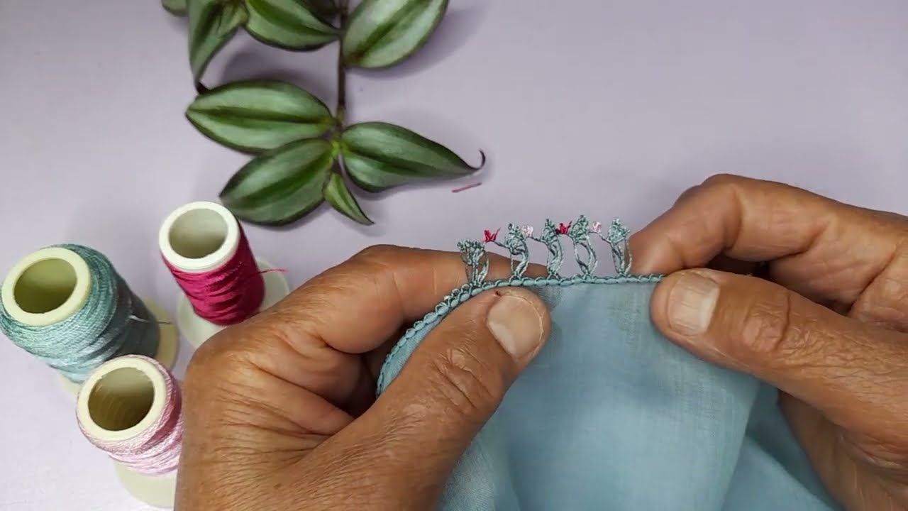 Çok Güzel Sıralı Çıtı İğne Oyası Modeli | Kolay ve Şık Oya Yapımı