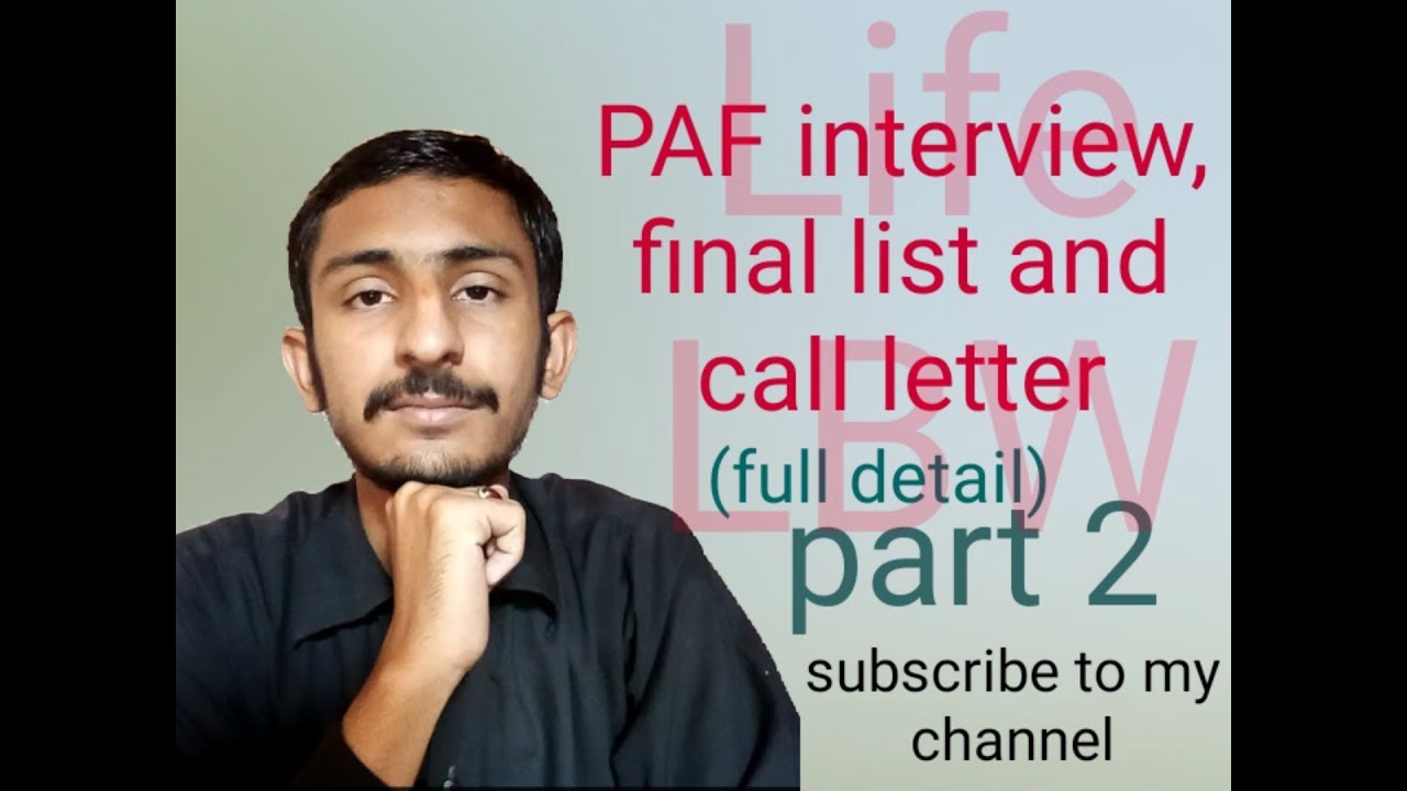 Air Force ka final interview and call letter tips | how to give interview | Life LBW