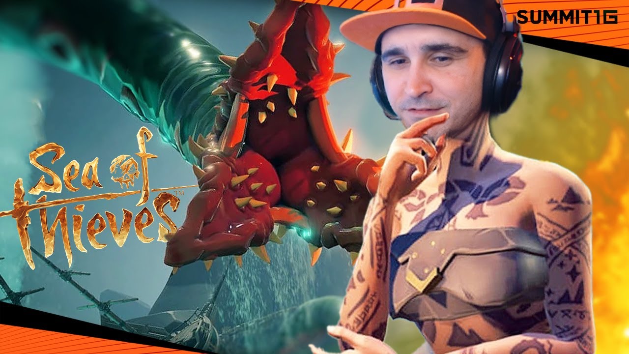 Summit1g's Makes friends with a NEW Player in Sea of Thieves
