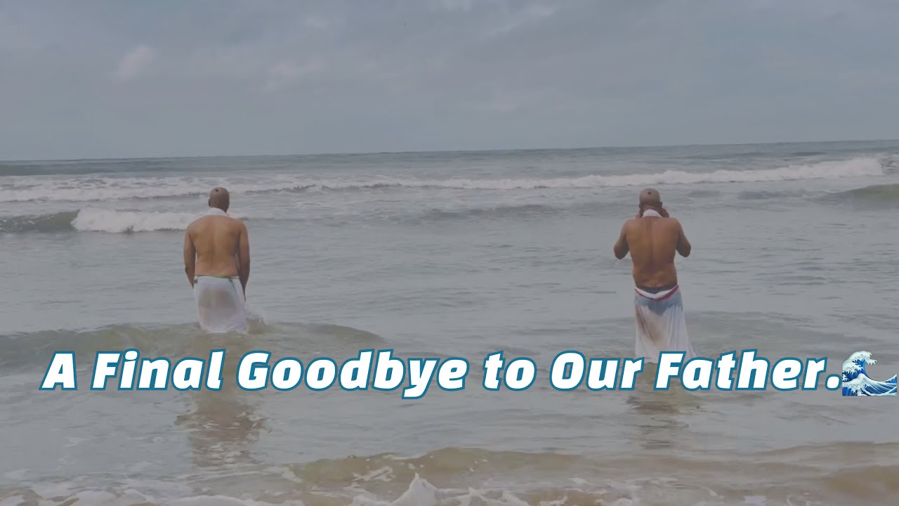 A final goodbye to my father in-law.🌊