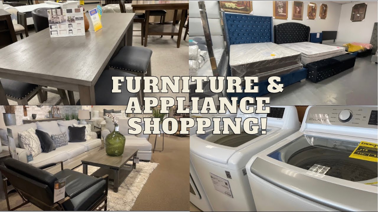 Moving Vlog #1: Furniture & Appliance  Shopping ｜First/New Apartment