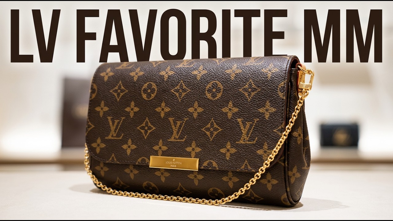 Louis Vuitton Favorite MM Canvas Clutch
