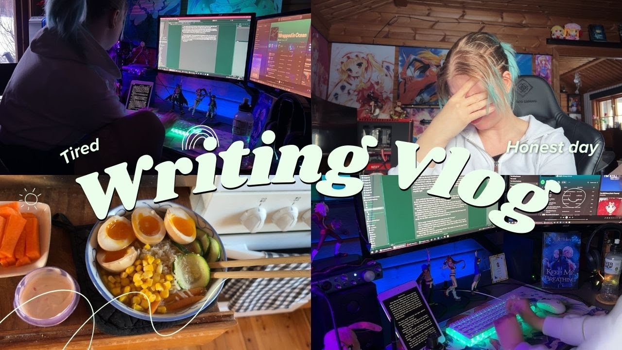 An Honest Day Of Writing - VLOG