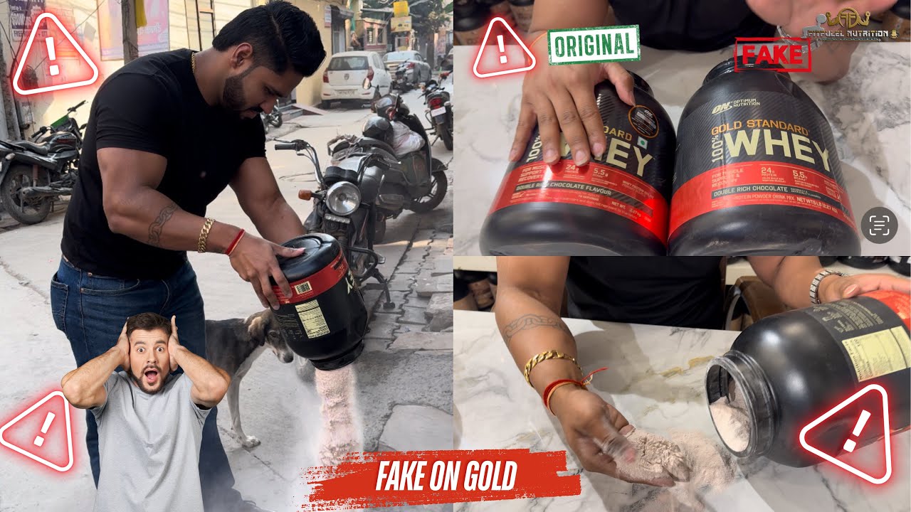 Fake Vs Original Optimum Nutrition Gold standard Whey Protein | Only 3500₹ | Original Supplements |