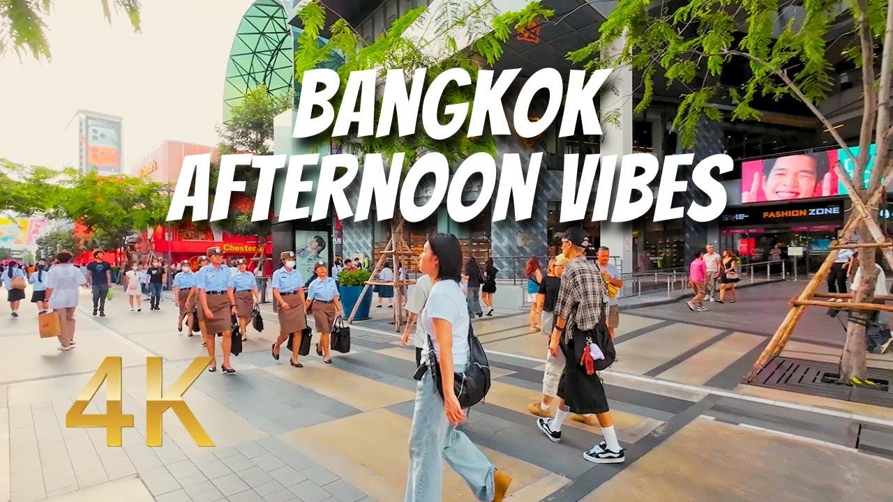 🇹🇭 4k HDR | Walking Downtown Bangkok, Afternoon Vibes in SIAM Area 2025