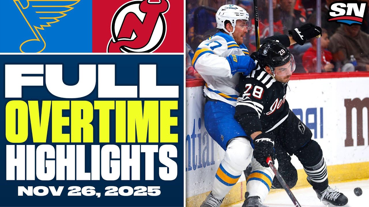 St. Louis Blues at New Jersey Devils | FULL Overtime Highlights - November 26, 2025